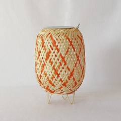 Hot trend Large Bamboo Hangng Lamp Boho Chinese Lantern Bamboo Lampshade Bamboo Pendant Light Wood Wicker