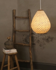 Trendy Bamboo Wicker Hanging Lampshade Bamboo Handicraft Lamp