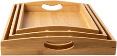 cheap Customized Shape bamboo rolling tray