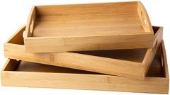 cheap Customized Shape bamboo rolling tray