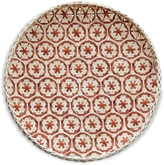 Vietnam Handmade Rectangle Bamboo Rattan Decorative Trays for Stuffs Storage or Home Decor