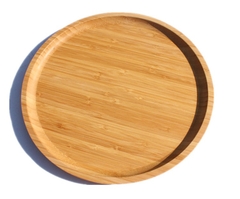 Wholesale Eco-friendly Vietnamese Round Organic Bamboo Tea Serving Tray For Nuts and Candy