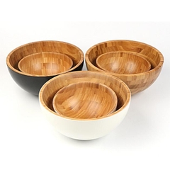 Wholesale Vietnamese Organic Bamboo salad Bowl BPA free instead Plastic bowl