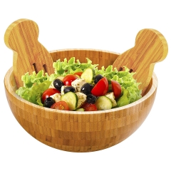 Wholesale Vietnamese Organic Bamboo salad Bowl BPA free instead Plastic bowl
