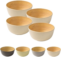 Vietnam Factory Retail Organic Bamboo Rice Bowl / Dinnerware sets