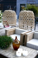 Handmade Natural Vietnam  Bamboo Lamp Shade Vintage  Style for residential decoration