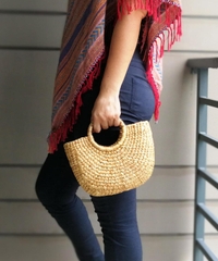 Natural Water Hyacinth Tote bag. “Bento” Handbag. Eco and natural alternative to plastic. Large.