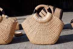 Some New Design Natural Water hyacinth Bag Straw Wholesale Shopping HandBag