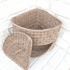 Rattan basket for onions potatoe and garlic 15