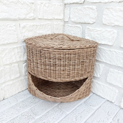 Rattan basket for onions potatoe and garlic 15