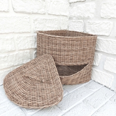 Rattan basket for onions potatoe and garlic 15