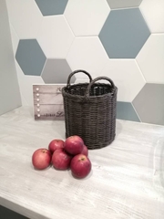 Rattan basket for onions potatoe and garlic 13