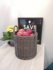 Rattan basket for onions potatoe and garlic 13