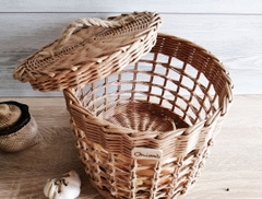 Rattan basket for onions potatoe and garlic 11