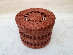 Rattan basket for onions potatoe and garlic 12