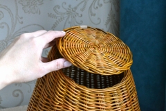 Rattan basket for onions potatoe and garlic 20