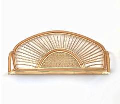 Hot trend Rattan Arc Wall Shelf Handmade