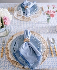 Round Woven Napkin Ring, Water Hyacinth Napkins Rings, Rustic Napkin Rings, Handmade Braided Grass Napkin Ring