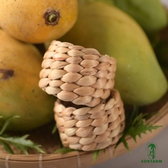 Round Woven Napkin Ring, Water Hyacinth Napkins Rings, Rustic Napkin Rings, Handmade Braided Grass Napkin Ring
