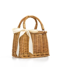 Hot products 2020 Handmade Woven Square Rattan Bag with handle handbags for women