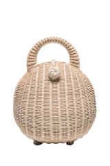 Best selling product Vietnam Luxury Rattan Ladies bags Woven Shell shape Vintage Small handbags for women