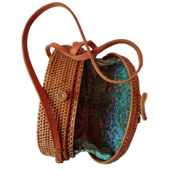 New collection 2020 Oval Bali Beach Woven Rattan Shoulder Bags for women summer traveling bag made in Vietnam