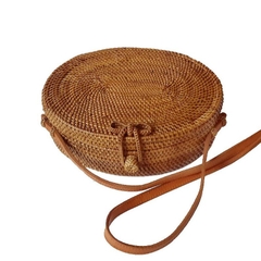New collection 2020 Oval Bali Beach Woven Rattan Shoulder Bags for women summer traveling bag made in Vietnam