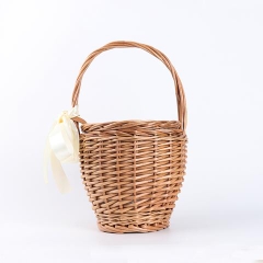 Hot Amazon Beauty Women 100% Natural Rattan Handmade Wicker Bags Straw purses and handbags with Lid and Scarf made in Vietnam