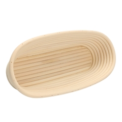 Premium Quality Natural Rattan Long Oval Proofing Basket Loaf 4 sizes Professional Baking Tool for Bakery