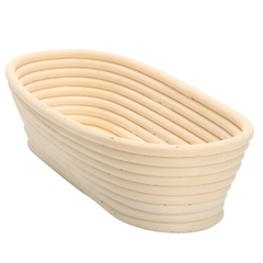 Premium Quality Natural Rattan Long Oval Proofing Basket Loaf 4 sizes Professional Baking Tool for Bakery
