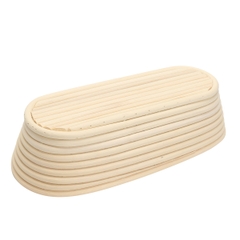Premium Quality Natural Rattan Long Oval Proofing Basket Loaf 4 sizes Professional Baking Tool for Bakery