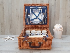 Factory sales Wicker Picnic Basket, Complete Picnic Basket, Picnic Basket for 4, Hamper