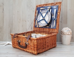 Factory sales Wicker Picnic Basket, Complete Picnic Basket, Picnic Basket for 4, Hamper