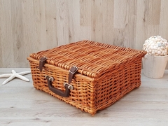 Factory sales Wicker Picnic Basket, Complete Picnic Basket, Picnic Basket for 4, Hamper
