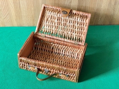 New collectionRattan Wicker Suitcase Hamper Basket Basket with Handle Handwoven Suitcase natural boho baskets