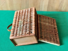 New collectionRattan Wicker Suitcase Hamper Basket Basket with Handle Handwoven Suitcase natural boho baskets