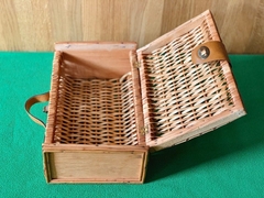 New collectionRattan Wicker Suitcase Hamper Basket Basket with Handle Handwoven Suitcase natural boho baskets