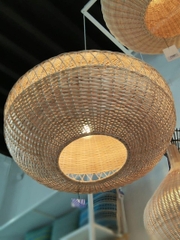 High Quality Bamboo Wicker Lampshades for Hanging Rattan Hanging Handwoven Lamp