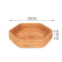 Eco-friendly rattan tray made from Vietnam, woven handmade