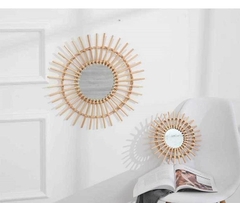Boho Wall hanging basket/ Decorative Wall tray made by Vietnamese artisans