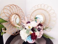 Hot Trend Rattan Wall Hanging basket Wall Decor Rattan Plate in Vietnam