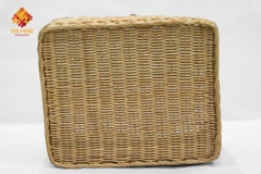whole sales storage rattan basket with two handles