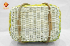 New products 2020 100% handmade rattan natural basket with handle