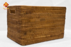 storage rattan basket for home