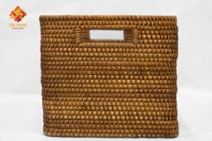 storage rattan basket for home