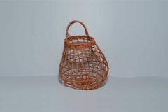 Rattan basket for onions potatoe and garlic 01