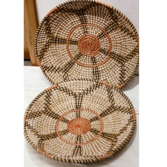 Hot sale Seagrass Hand Woven Wall Plate/ Wall Hanging Decoration/ Beautiful Wall Plates for Dinner and Tablewares