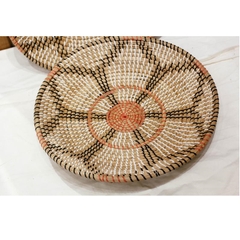 Hot sale Seagrass Hand Woven Wall Plate/ Wall Hanging Decoration/ Beautiful Wall Plates for Dinner and Tablewares