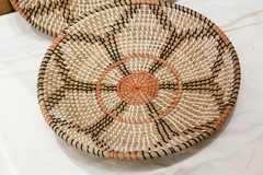 Hot sale Seagrass Hand Woven Wall Plate/ Wall Hanging Decoration/ Beautiful Wall Plates for Dinner and Tablewares