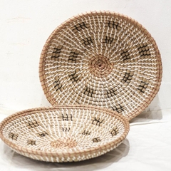 New Style Braided Mat Heat Resistant Hot Insulation, Vintage Natural Wall decoration, Decor Table Top Tableware